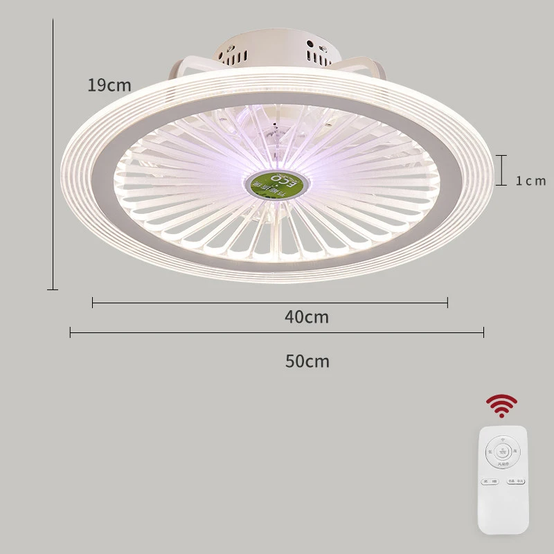 Online Mit Fernbedienung Handy APP Control Schlafzimmer Kinderzimmer Dekoration Ultra-dünne Smart Decke Fan Lichter