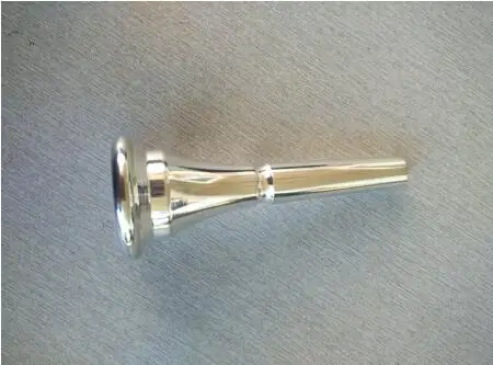 Латунный рожок из французского рога Посеребренная головка чистой меди | Спорт и