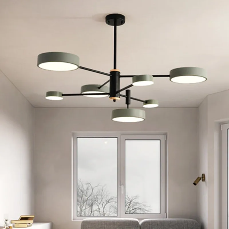 Светодиодные подвесные светильники из массива дерева для столовой оборудование