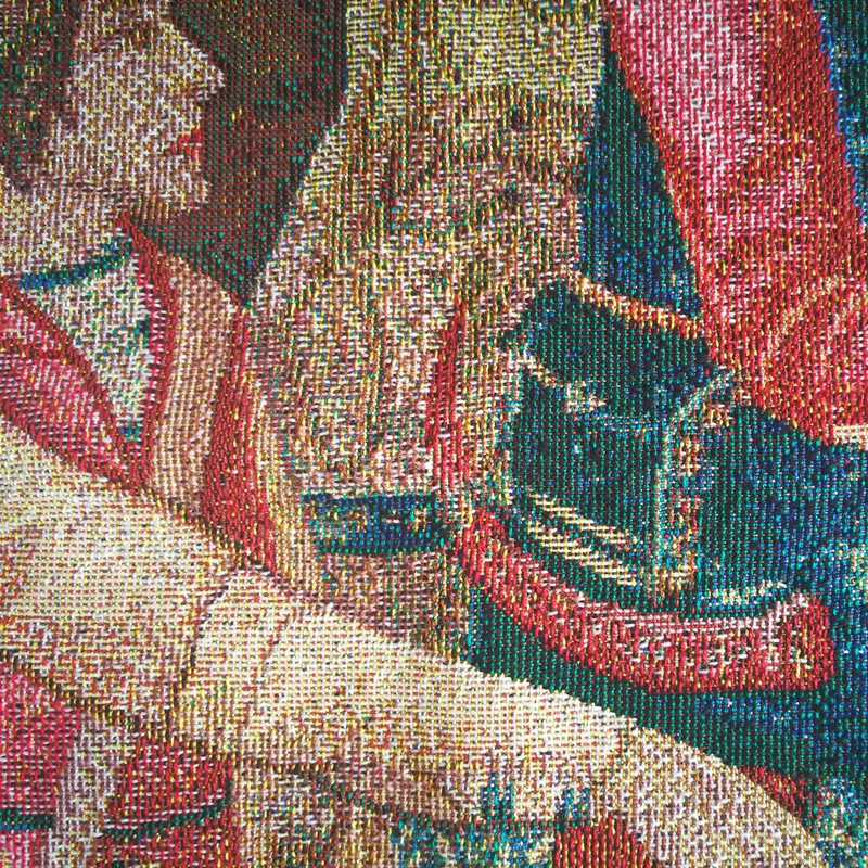 Настенные украшения гобелены, "Единорог", Европейский Королевский гобелен, средневековый стиль, 100X100 см/140X140 см, GT-DJS0029