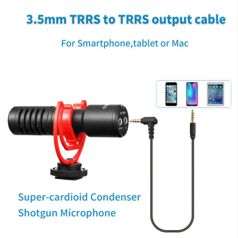 Микрофон BOYA для цифровой зеркальной камеры супер кардиоидный конденсатор