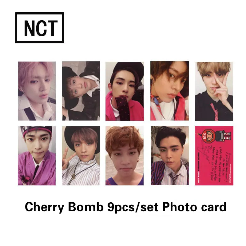 Фотоальбом NCT 127 HD 9 шт./компл. фотоальбом Cherry Bomb хорошего качества Dream