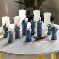 creative roman doll candle silicone mold handmade aromatherapy clay mould diy plaster craft soap making home ornaments decor