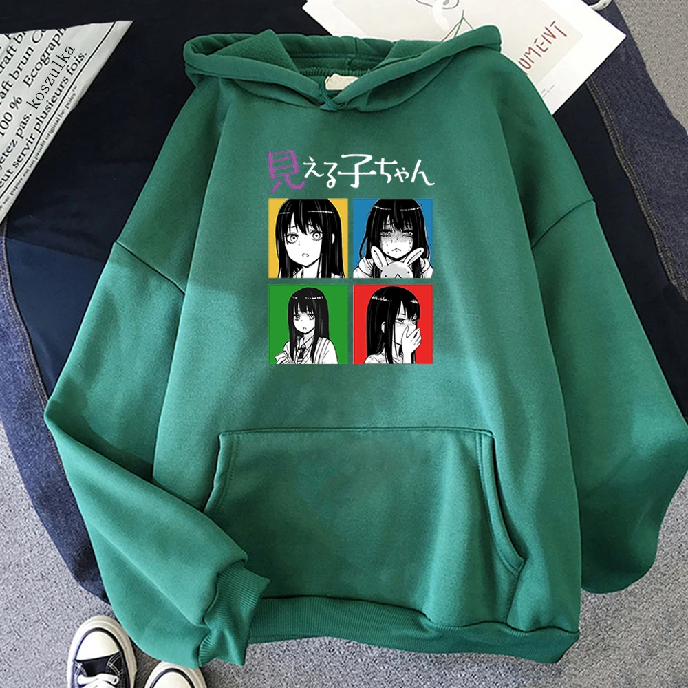 Японские толстовки с капюшоном из аниме меруко Чан одежда в стиле Харадзюку