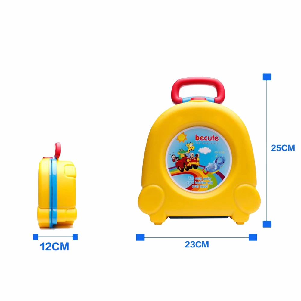 Милый портативный детский туалет дорожный автомобиль трусики для младенцев