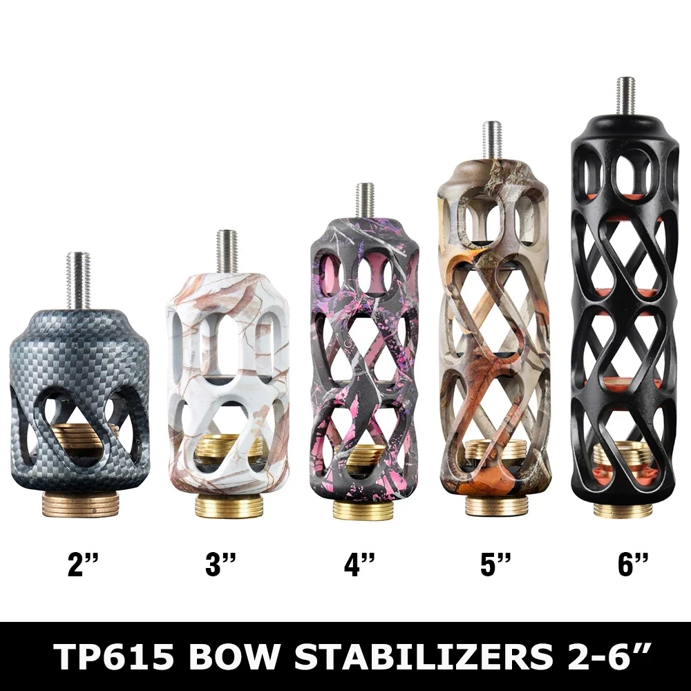 

Topoint TP615 стрельба из лука блока 2/3/4/5/6Inche Лук Стабилизатор CNC Обработанные гармонические Демпферы для наружной охоты