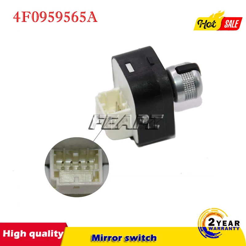 Хромированные боковые зеркала заднего вида Управление переключатель ручка для