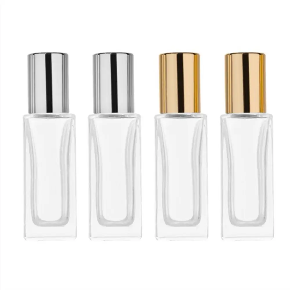 1 шт. 6 мл портативные Прямоугольные Стеклянные Мини бутылочки с роликовыми