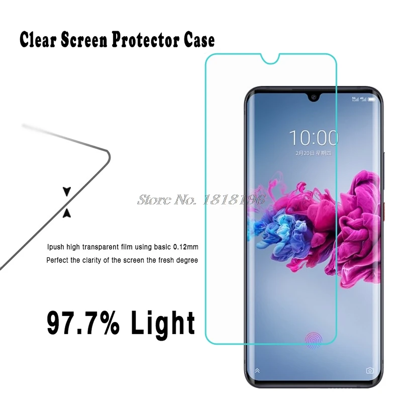 Закаленное стекло для ZTE Blade A3 A5 A7s 2019 2020 дюймов красная искусственная кожа
