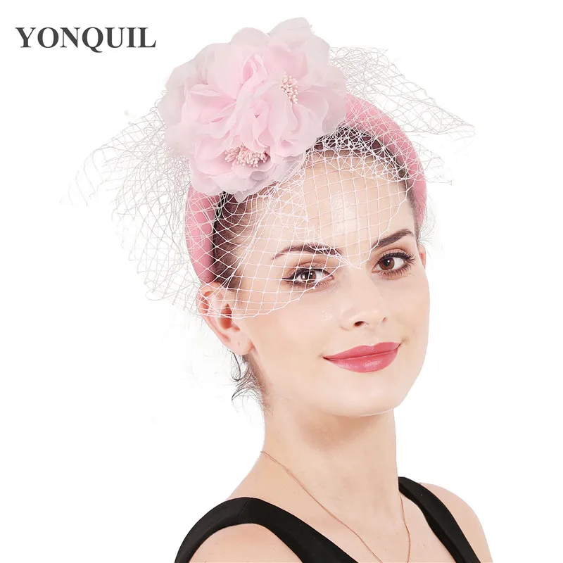 Элегантные Свадебные вуалетки туфли с завязками на элегантные головные уборы