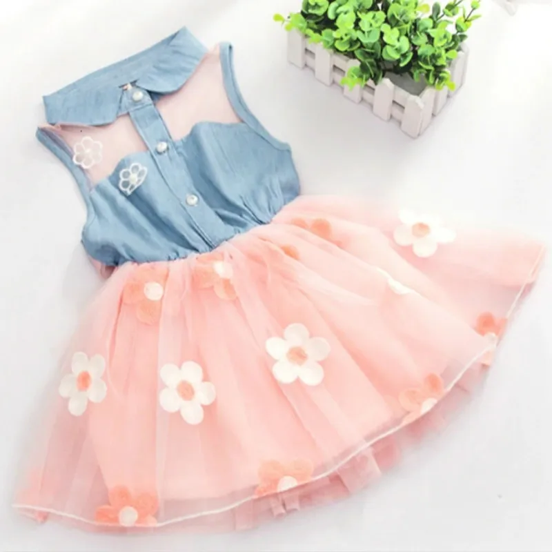 Платья для девочек новинка 2018 летняя одежда детская 3-6-12 месяцев хлопковые