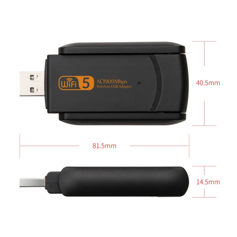 USB3.0 Wifi адаптер 1900 Мбит/с двухдиапазонный 2 4 ГГц + 5 8 Wi-Fi ключ компьютер 802.11AC сетевая