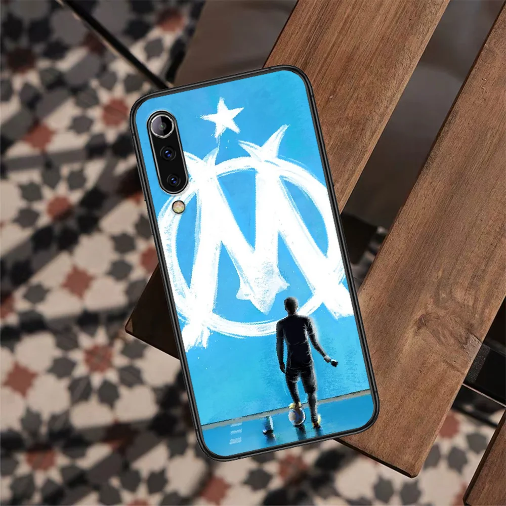 

Football Club Marseilles Phone Case For XIAOMI MI 8 9 SE Note 10 T Lite Pro Max 2 POCO X A 3 black Waterproof 3D Coque Painting