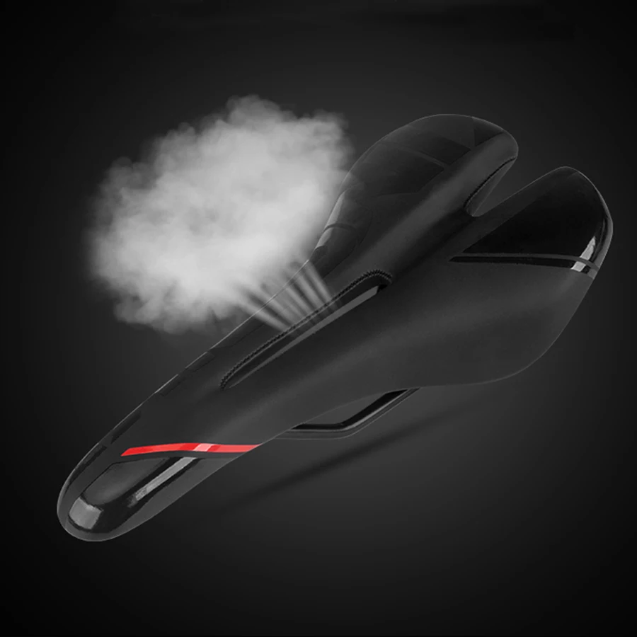 Седло для велосипеда KINGBIKE дышащее мягкое седло из ПУ кожи горных велосипедов