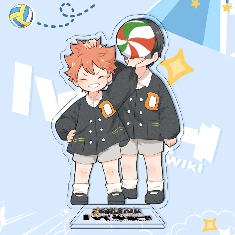 

Аниме Haikyuu! Волейбольные фигурки для мальчиков, искусственная пластина, Хината, шоувы, кагеяма, тобио, настольные декоративные игрушки, пода...