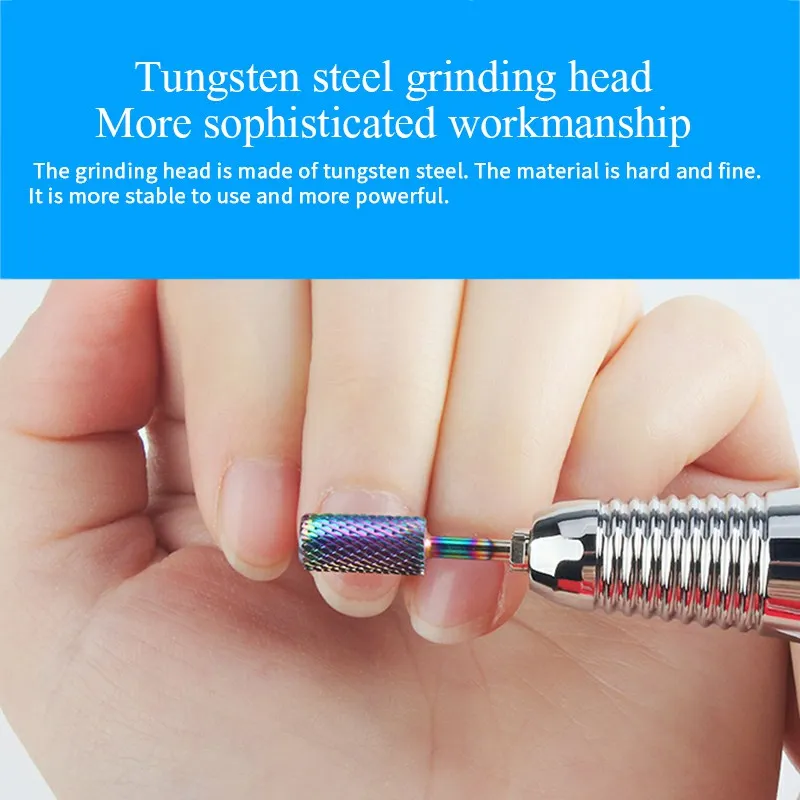 MAD DOLL 1 PC Tungsten Steel Grinding Head Plating Color Nail Drill Bit Machine Accessory Art Tool File | Красота и здоровье