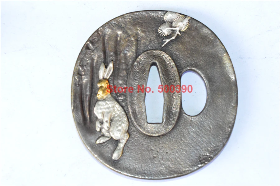 Тонкая отделка Высококачественная медь покрытая золотом и серебром Цуба менуки