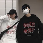 Толстовка BKPP с надписью The Series, Повседневная Уличная одежда с капюшоном, Свитшот в стиле Харадзюку, в стиле унисекс, Одежда большого размера в стиле хип-хоп