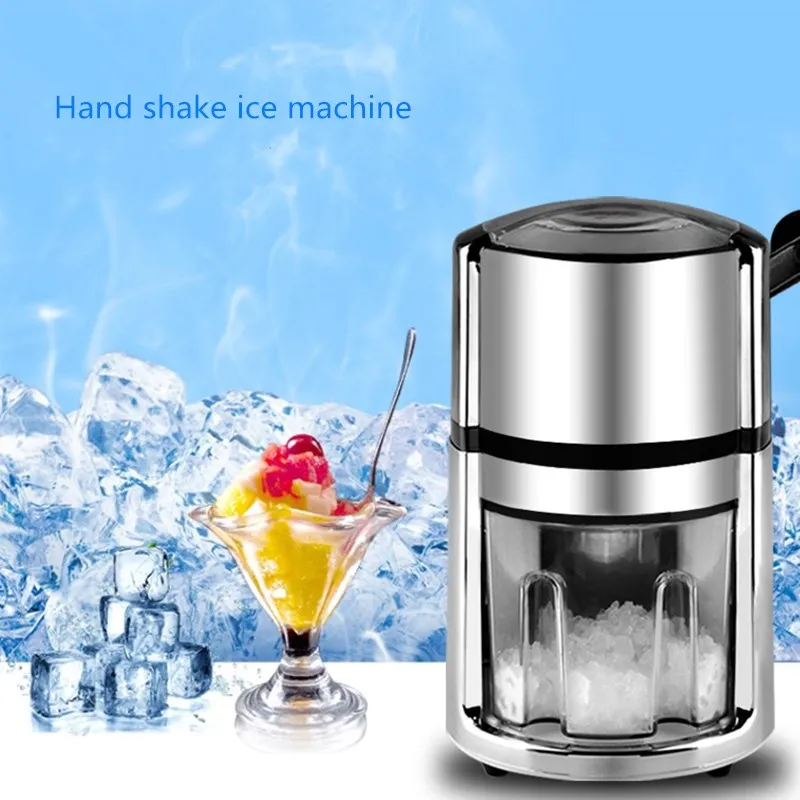 

Ice Blender Ice Maker Smoothie Machine Ice Scraper Commercial Household Manual Control Small Cold Drink Milk Tea Bar Ice Crusher