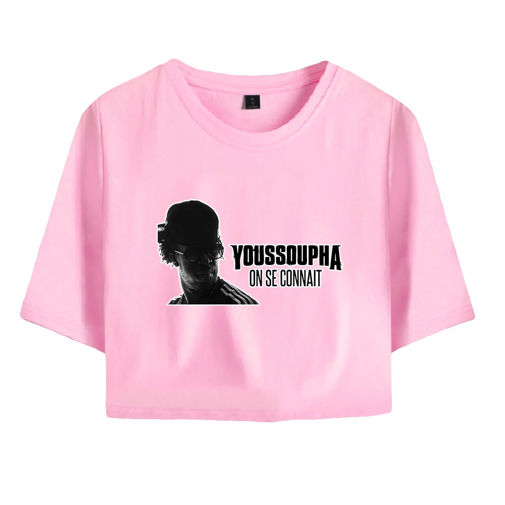 

Youssoupha Летние Удобные Свободные универсальные повседневные уличные футболки с коротким рукавом в стиле Харадзюку, пикантные Топы