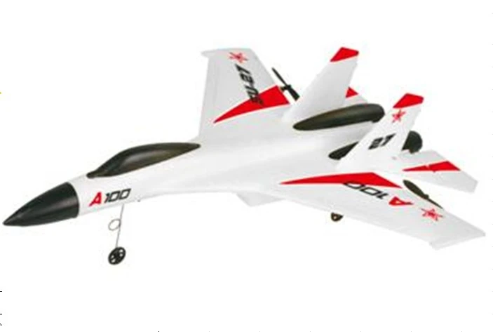 Parkten WLtoys A100 SU27 J 11 самолет истребитель 2 4G 3Ch RC с фиксированным крылом игрушки для