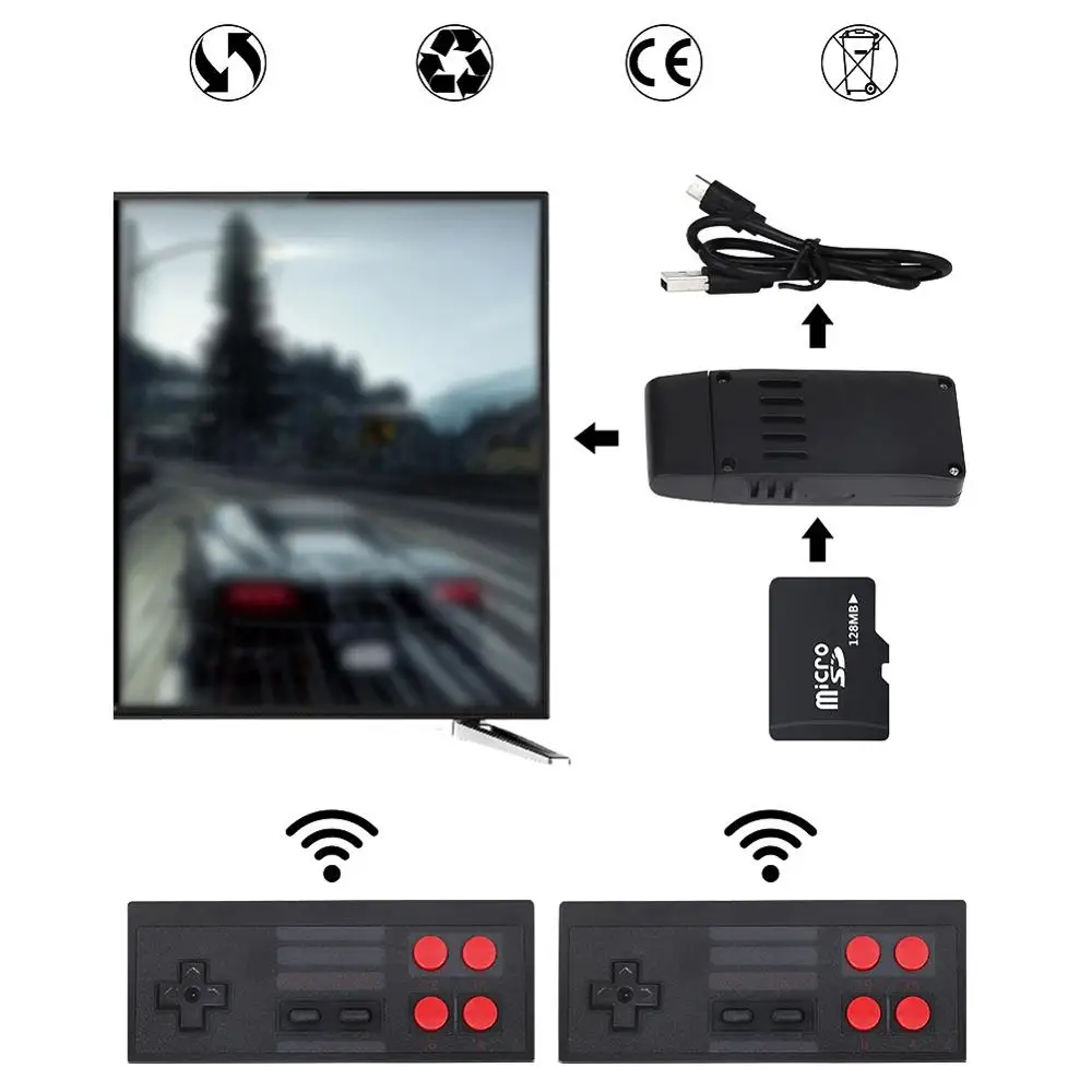 HDMI Игровая консоль встроенный 821 классические игры мини ретро Беспроводная