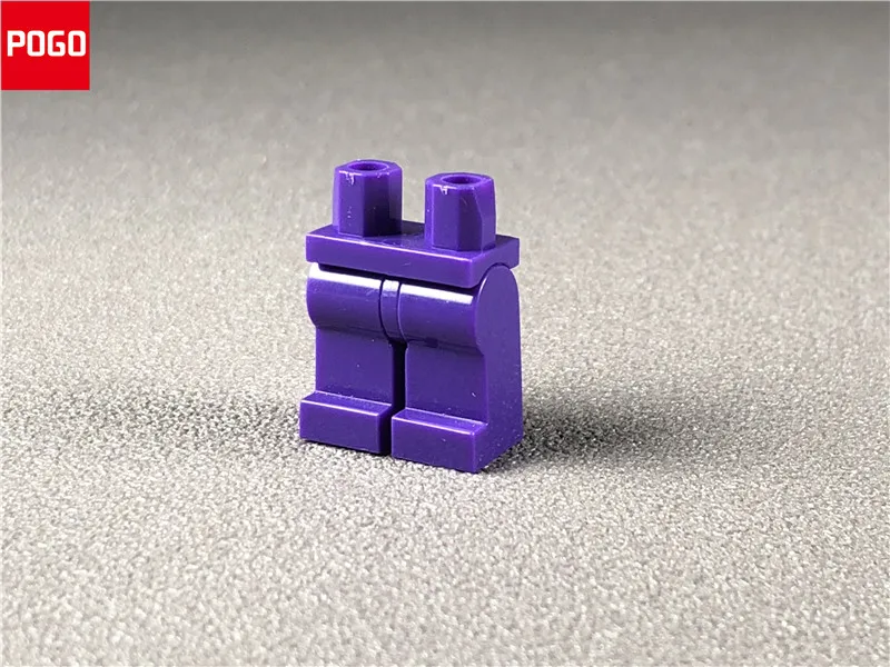 10 шт./лот кубики Moc hips модель фигурки Красочные Брюки DIY Развивающие строительные блоки мини куклы игрушки для детей Подарки - Цвет: purple  Trousers