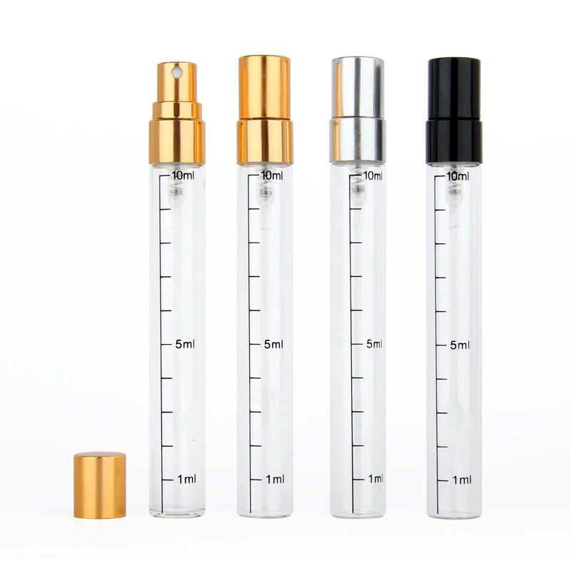

50Pcs 3ml/5ml/10ml Refillable Perfume Empty Spray Bottle Aluminium Perfume Bottle Atomizer Cosmetic Travel Container Perfumes