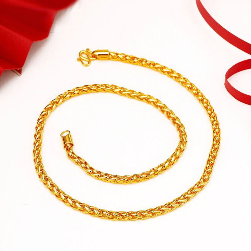 Цепь XP Jewelry- (48 см x 4 мм) для мужчин цепочка из чистого золота 24 к в стиле хип-хоп