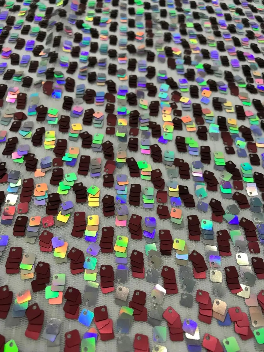 

Fashion sequin fabric 5 yards new French luxury lace Nigeria fabric wedding banquet performance DX-13002