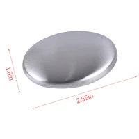 1pc stainless steel soap oval shape deodorize smell from hands retail magic eliminating odor kitchen bar chef soap
