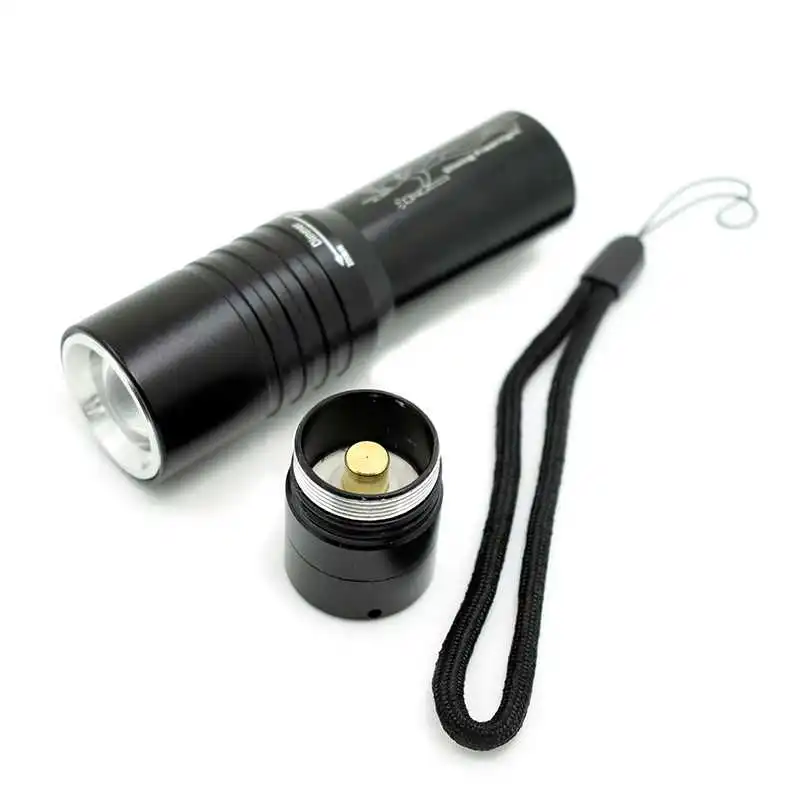 

Super Bright 3800 Lumen T6 Scuba Flashlight Powerful Waterproof 3 Modes LED Tactics Flashlights Zoomable Underwater Convoy Torch