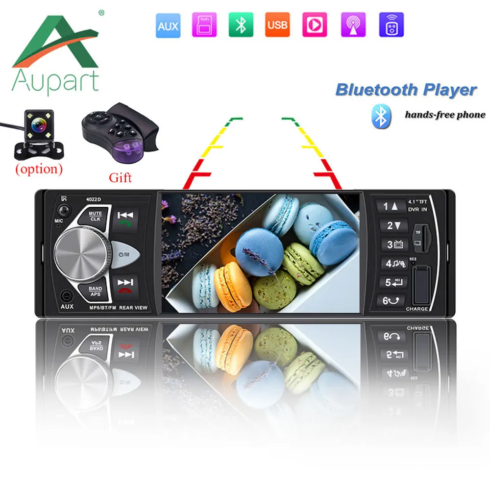 1Din автомобильный стерео аудио авто радио Кассетный плеер рекордер Авторадио 12 в