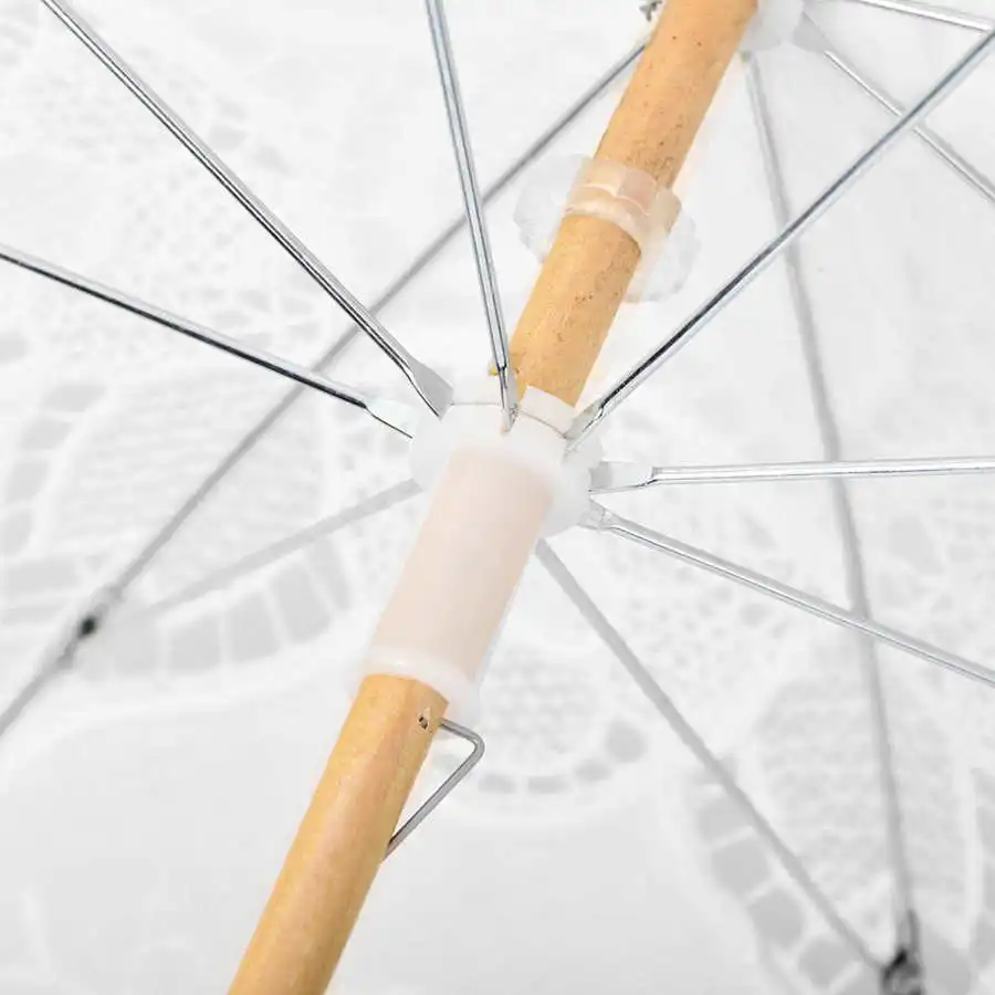 Свадебное украшение свадебный кружевной хлопковый зонтик для свадебных