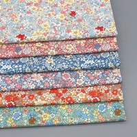 145x50cm fresh pastoral floral style cotton poplin cloth printed making pajamas clothing handmade diy cloth