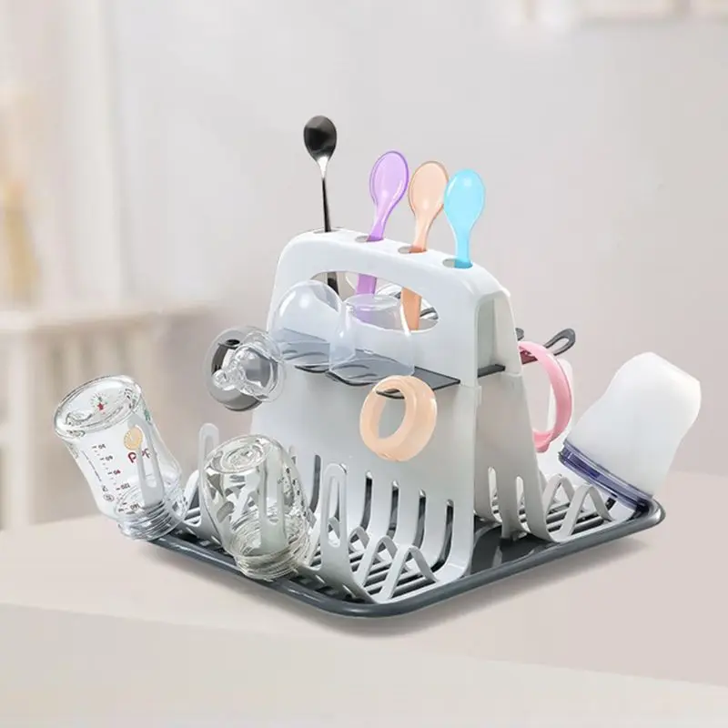 

Portable Baby Milk Bottle Drying Cup Holder Rack Detachable Newborn Infants Pacifier Feeding Supplies Dry Stand