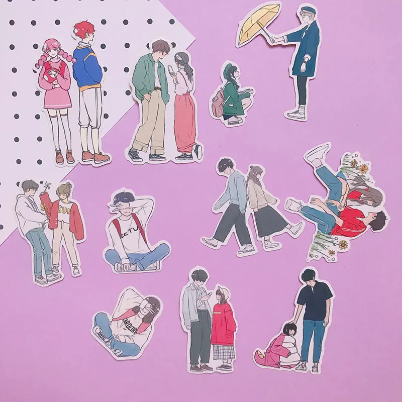 22 шт. с изображением милой пары жизнь Стикеры s ремесла и Скрапбукинг книга