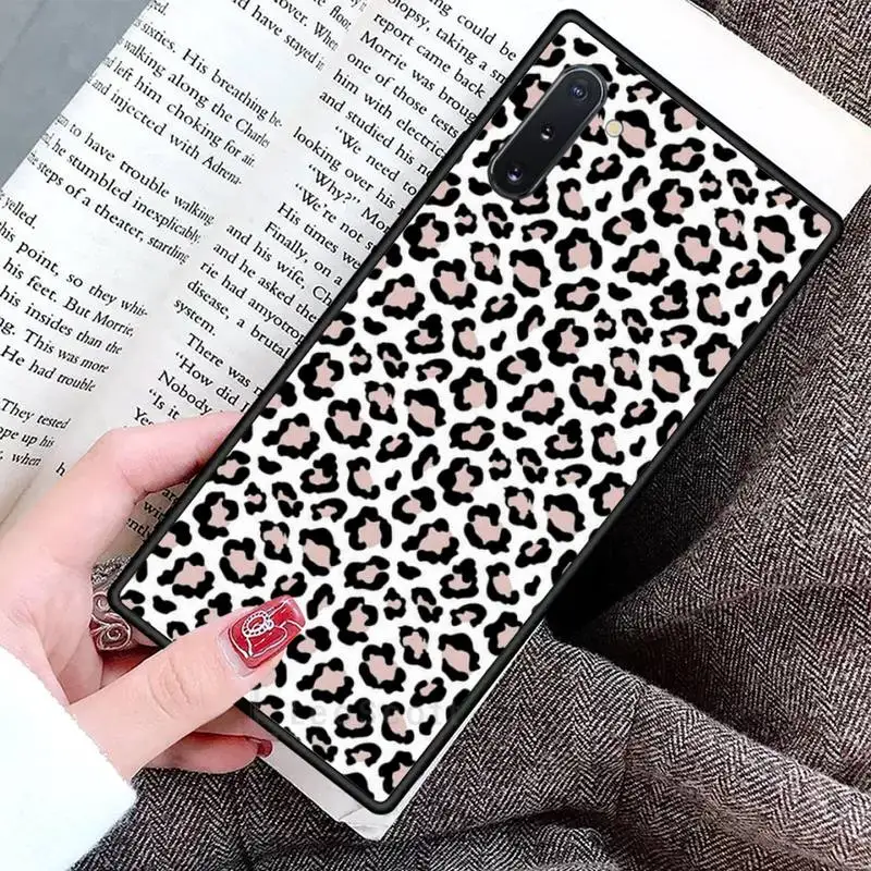 

Ottwn Leopard Print Pattern Phone Case For Samsung Galaxy S8 S9 S10 Plus S10E Note 3 4 5 6 7 8 9 10 Pro Lite cover