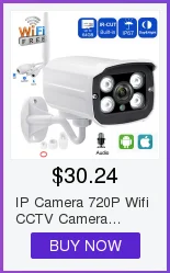 CCTV наружная Водонепроницаемая цилиндрическая IP камера Wifi Беспроводная камера наблюдения S слот для карты памяти CCTV камера ночного видения