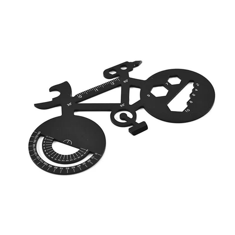 Multi-purpose Bicycle Repair spoke wrench Mountain Bike Tool Card Camping bike Promotion Funny Shape Wrench | Спорт и развлечения