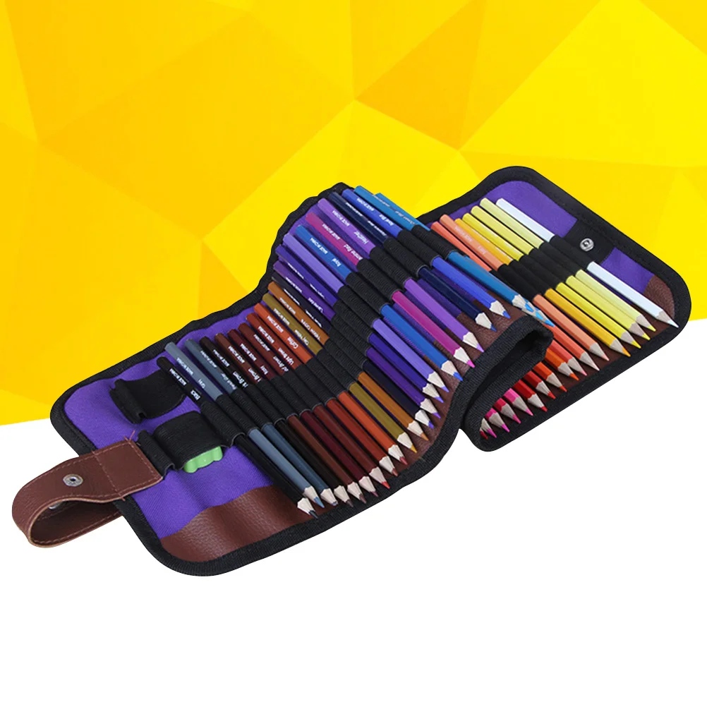 

Rollup Color Pencils with Canvas Pack 50 Colors Professional Colored Pencils for Art Drawing Sketching Coloring Painting