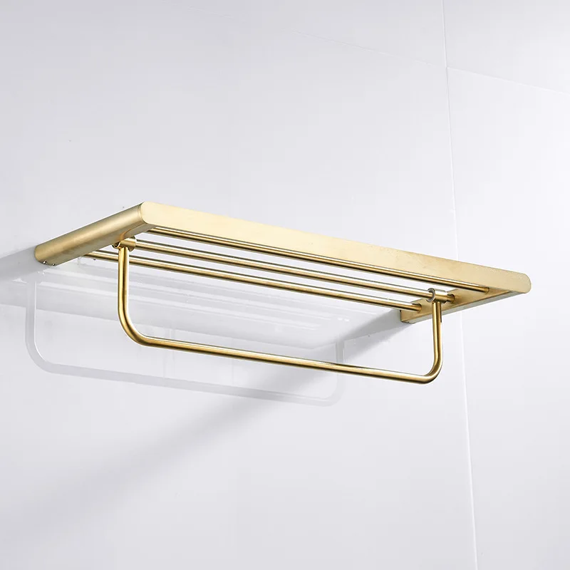 Современная Золотая вешалка для полотенец набор аксессуаров ванной комнаты
