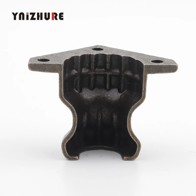 12 шт. античная латунная деревянная шкатулка для украшений ножек YNIZHURE