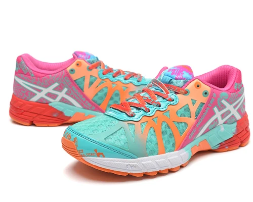 Новое поступление; официальная женская обувь Asics Gel-Noosa TRI9; дышащая обувь для бега; уличная теннисная обувь; Классическая обувь Hongniu - Цвет: As the pic