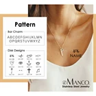 EManco настраиваемое ожерелье с подвеской с гравировкой сердца, ожерелье с именем электрокардиограммы, 316L, нержавеющая сталь, золотые ювелирные изделия для женщин