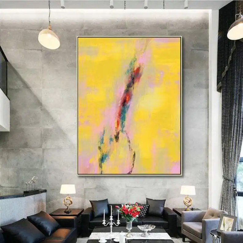 Большая настенная абстрактная живопись Оригинальная Живопись на холсте