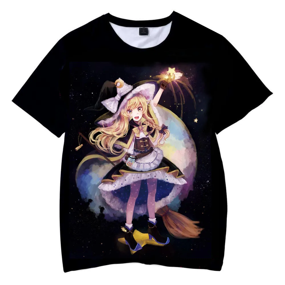Новая футболка TouHou Project с коротким рукавом футболки Youmu Konpaku для косплея аниме