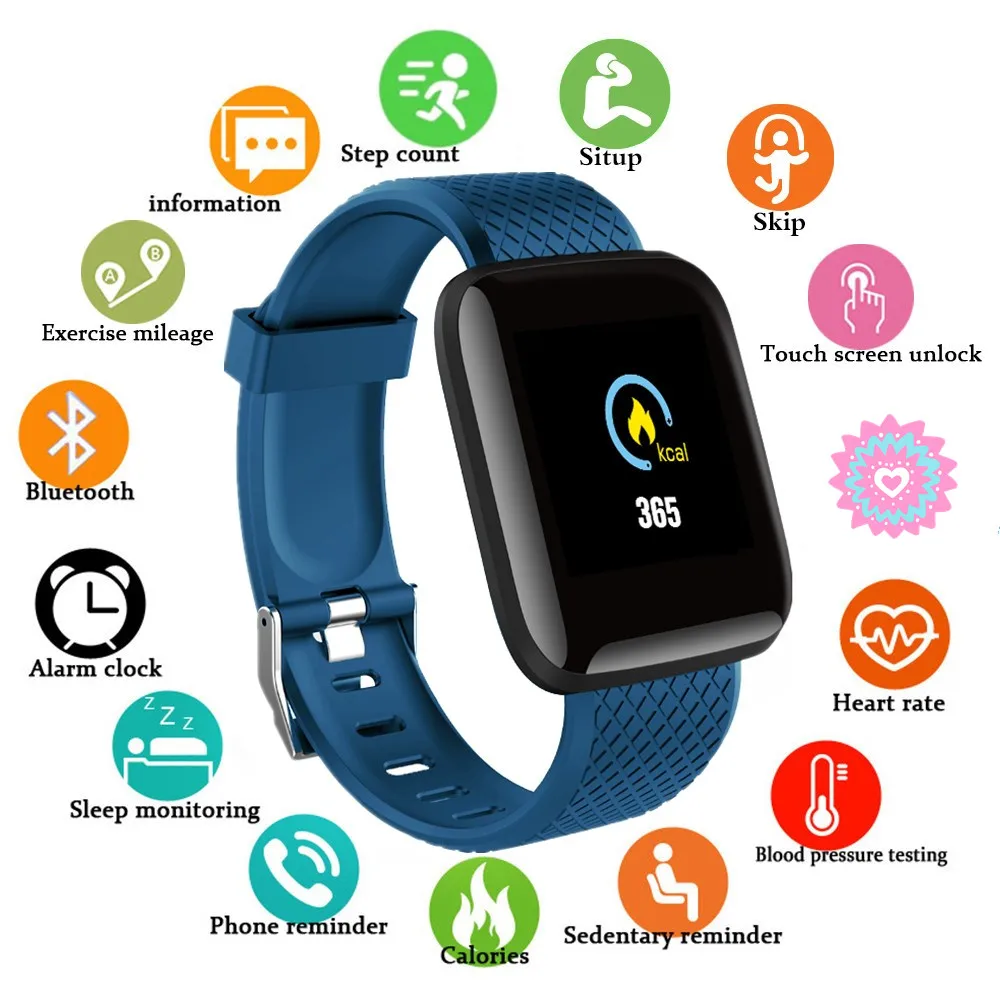 Doolnng Смарт часы для мужчин и женщин Android Apple телефон трекер сердечного ритма