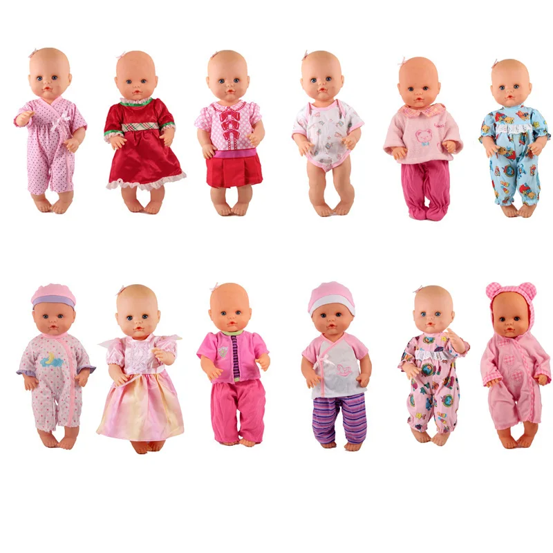 10pcs mixed 3 13 дюймов Одежда для кукол 35 см Nenuco кукла Ropa Nenuco y su Hermanita Nenuco аксессуары 10 шт./лот Смешанная одежда отправляется случайным образом - Цвет: 10pcs mixed 3