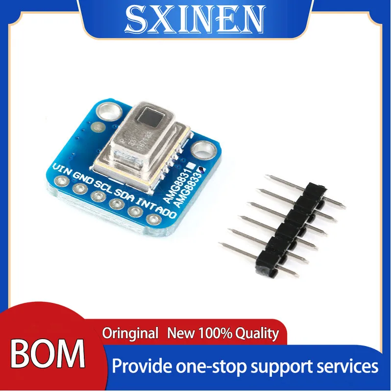 

Матричный тепловизор AMG8833 IR 8*8, модуль датчика температуры 8x8, инфракрасный датчик камеры